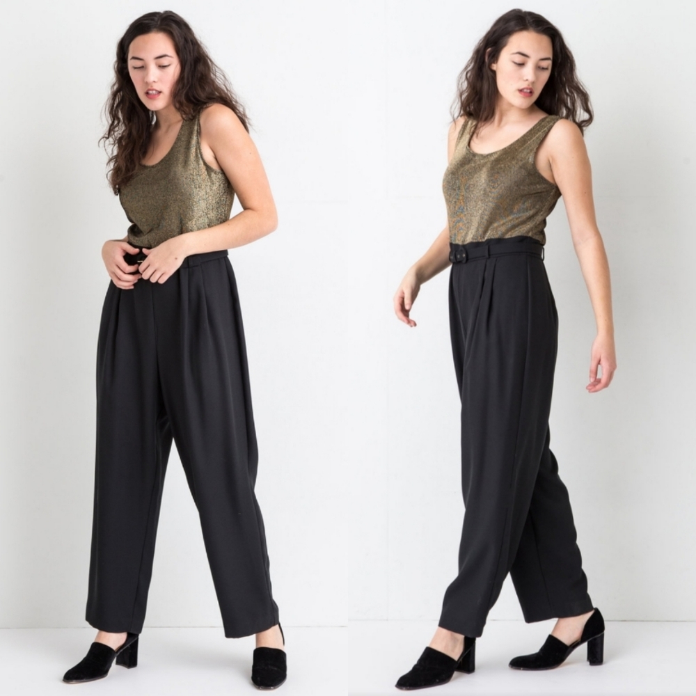 VTG 80s John Roberts Metallic Jumpsuit